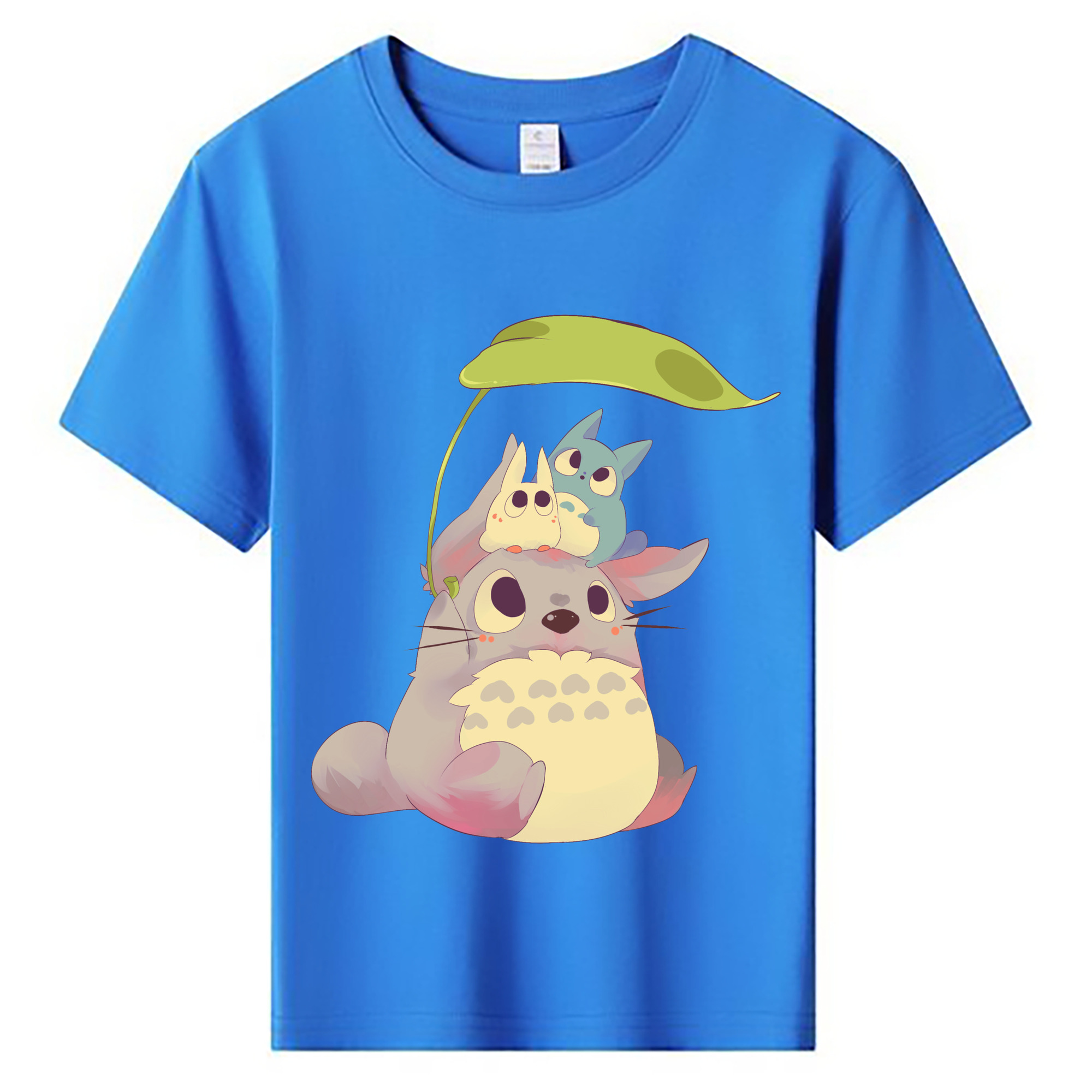 （画像用） となりのトトロ 草壁メイ 草壁サツキ My Neighbor Totoro Satsuki Kusakabe Mei Kusakabe 綿100％キッズTシャツ（フロントプリント）